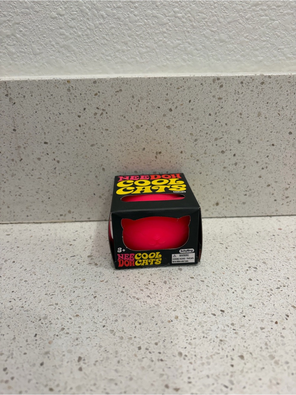 Needoh Cool Cats Stress Ball Pink Cat Squish NEW